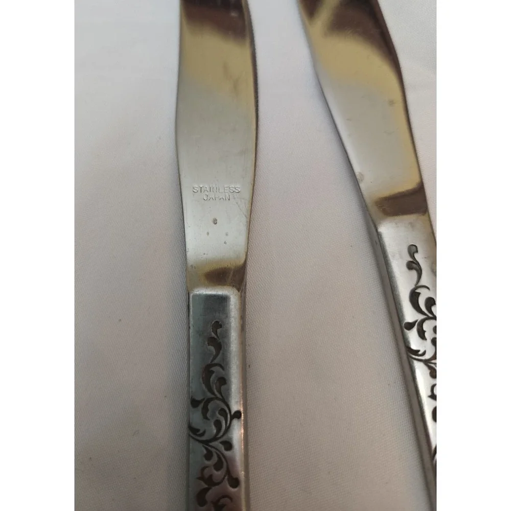Unknown Manufacturer CORSICAN Stainless 3 Dinner Knives‎ Japan Flatware B117G